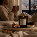 Load image into Gallery viewer, Figwood & Cassis Soy Candle – Luxury Hand-Poured Candle – ZenBlissEssence – UK