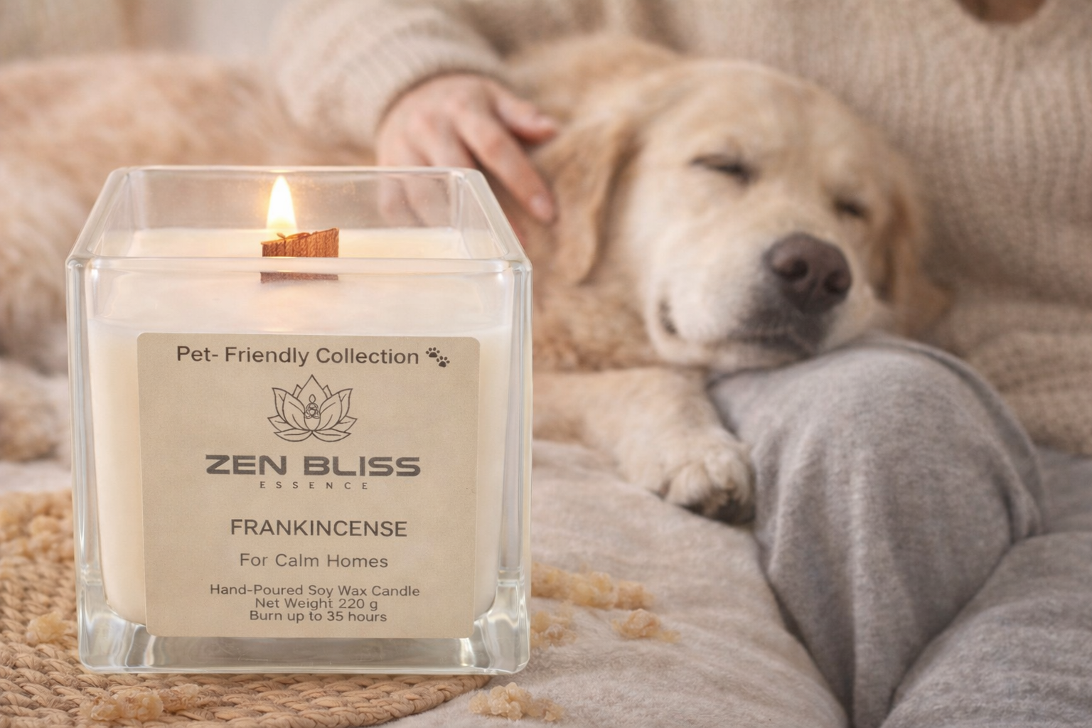 🐾 Pet-Friendly Home Candles: Creating a Calm Space for You and Your Pets 🐾