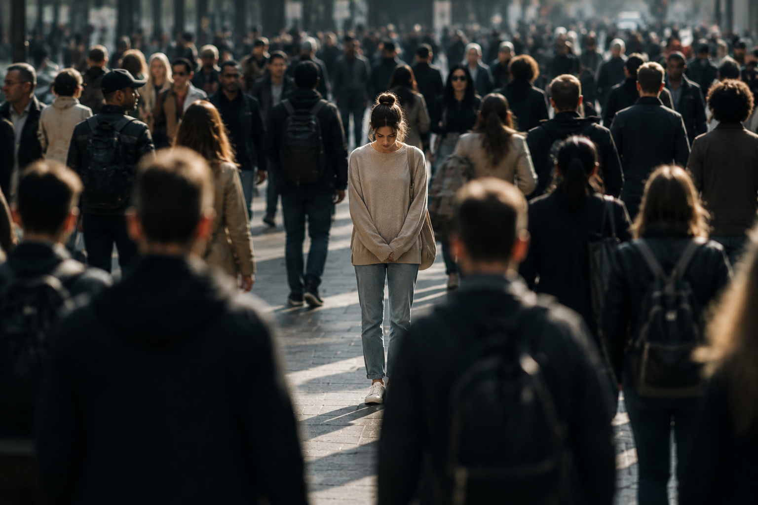 Too Tired To Explain How Tired You Are: Alone by surrounded