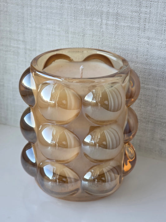 Sandal Noir Creamy Musk &amp; Sandalwood:  hand-poured soy candle