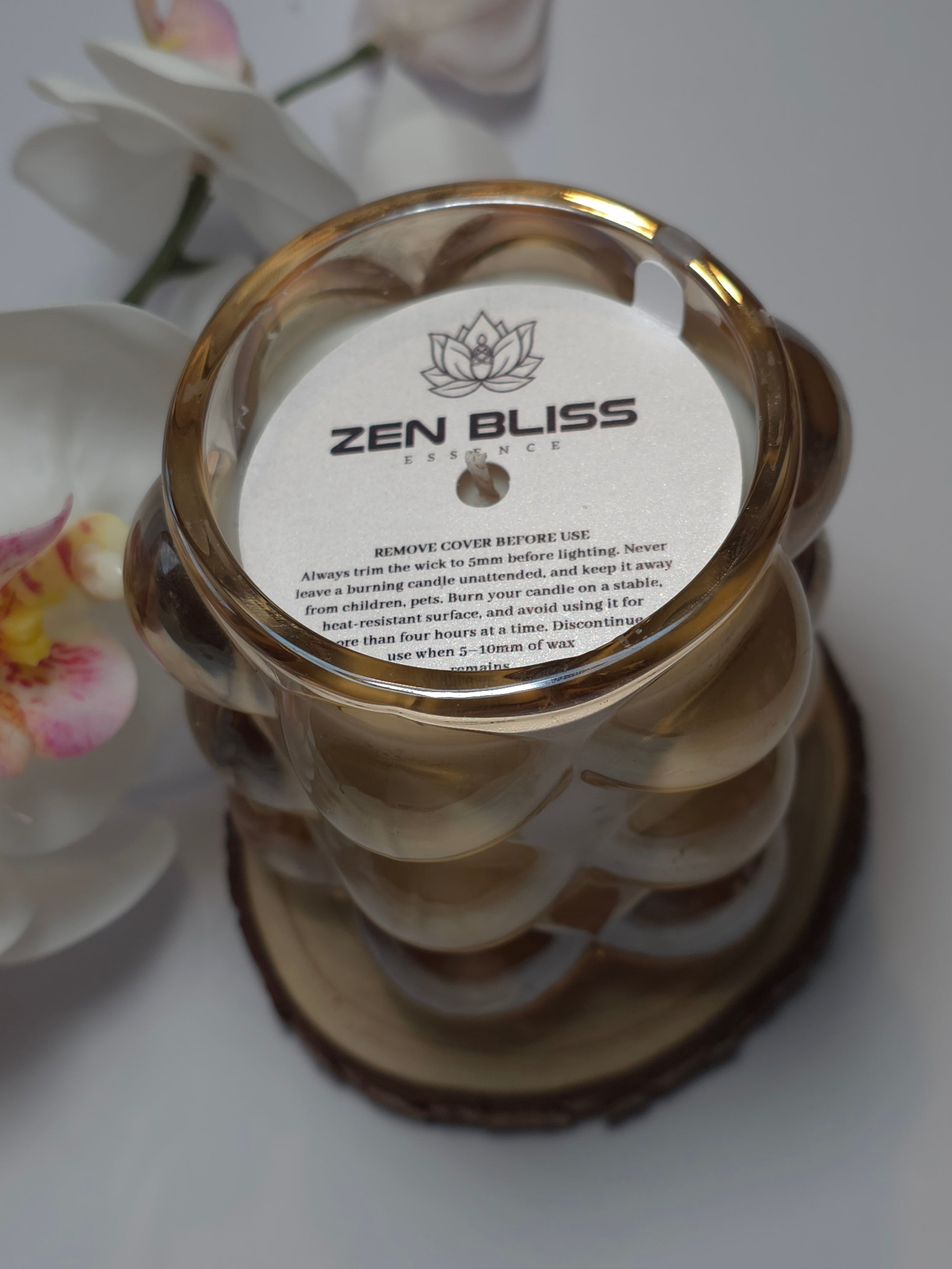 Sacred Balance (Jasmine &amp; Frankincense) hand poured soy candle