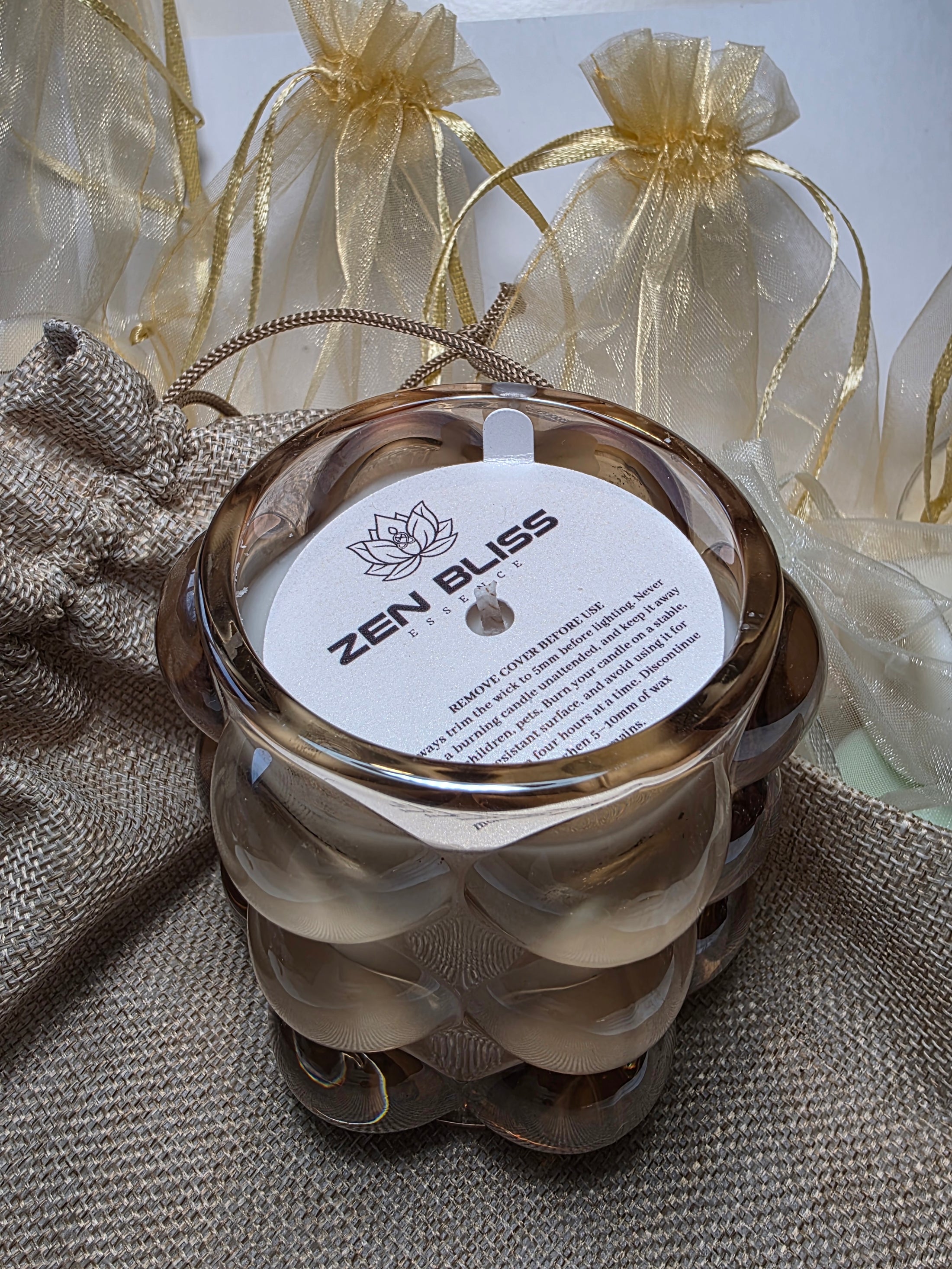 Sandal Noir Creamy Musk &amp; Sandalwood:  hand-poured soy candle