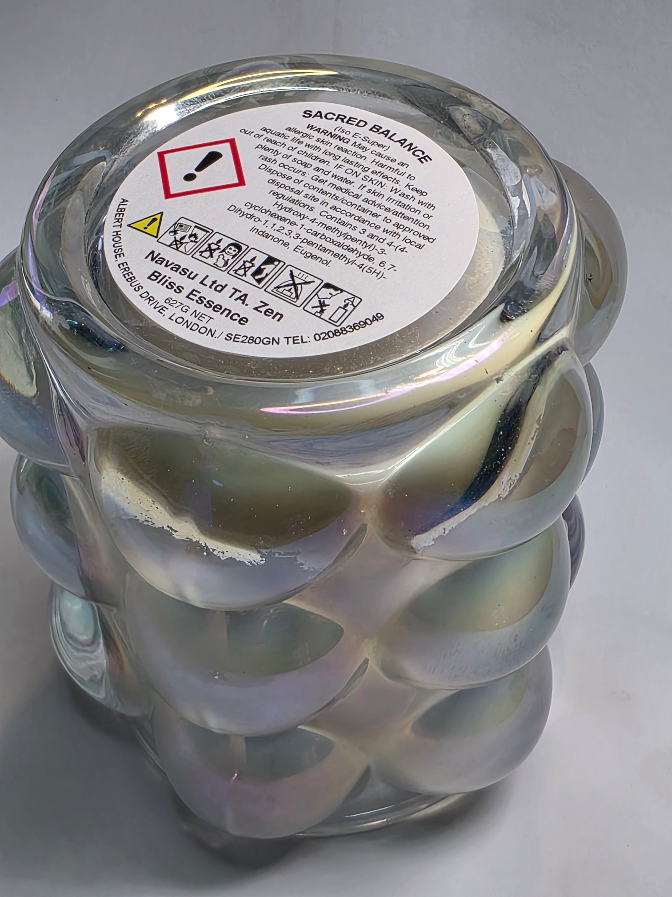 Sacred Balance (Jasmine &amp; Frankincense) hand poured soy candle