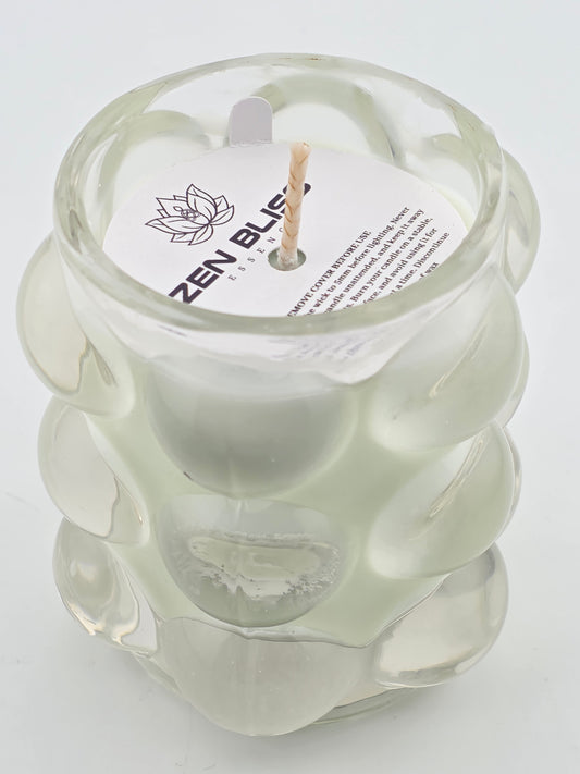 Citrus Grove (Lime, Basil & Mandarin) hand-poured soy candle