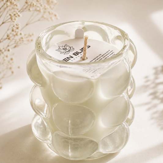 Citrus Grove Luxury Soy Candle | Lime, Basil & Mandarin, UK: Zenblissessence