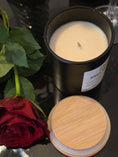 Load image into Gallery viewer, Velvet Fur (Damson Plum, Rose, Patchouli & Amber Noir hand-poured soy candle, ZenBlissEssence
